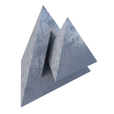 Tetrahedron 3D Illustration