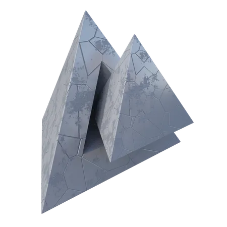Tetrahedron 3D Illustration