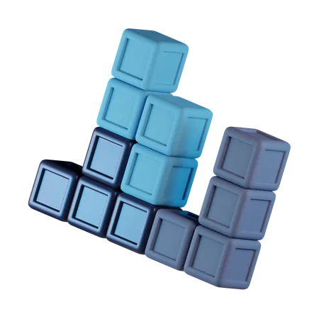 Tetris  3D Icon