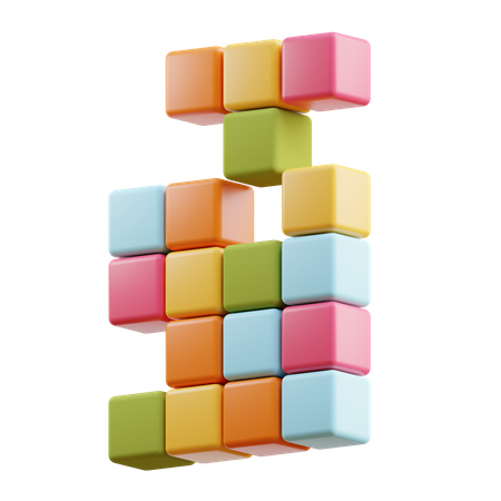 Tetris  3D Icon