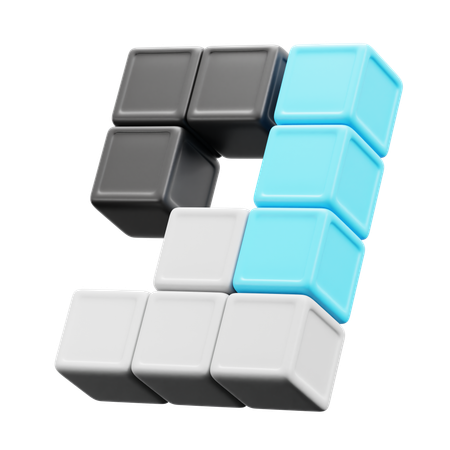 Tetris  3D Icon