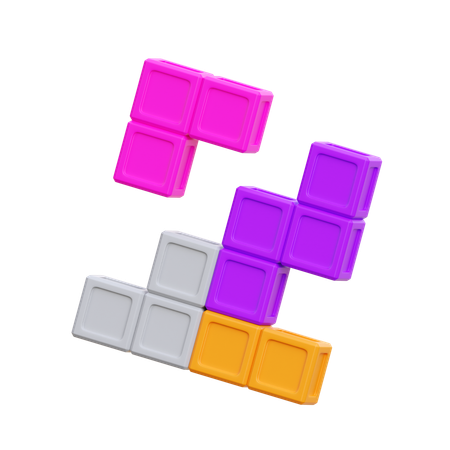 Tetris  3D Icon