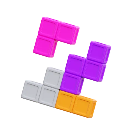 Tetris  3D Icon