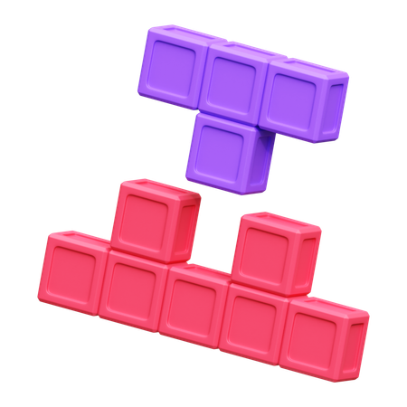 Tetris  3D Icon