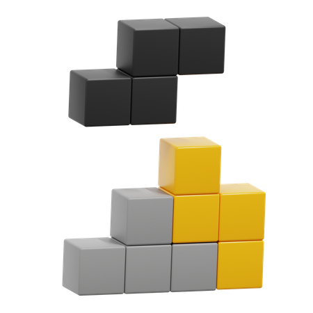 Tetris Block 3D Icon