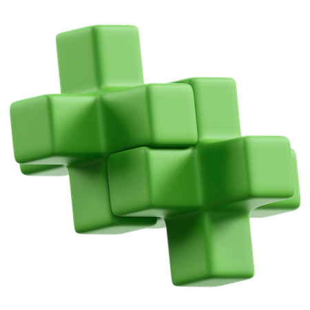 Tetris stack  3D Icon