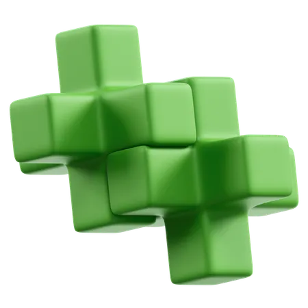 Tetris stack  3D Icon