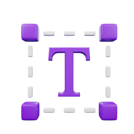 Text  3D Icon