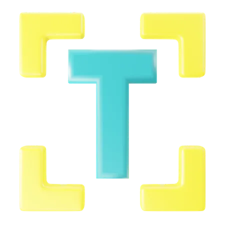 Text  3D Icon