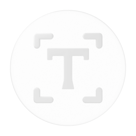 Text  3D Icon
