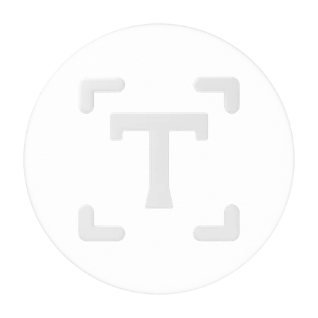 Text  3D Icon