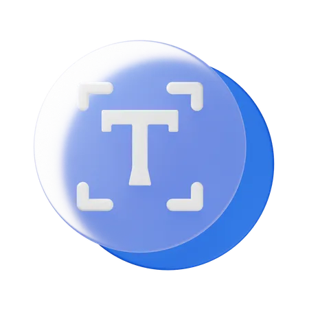 Text  3D Icon