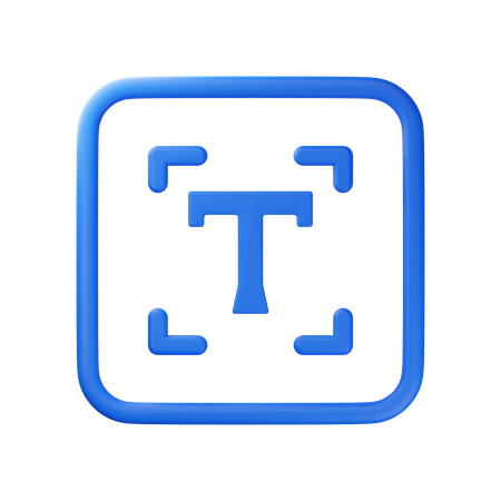 Text  3D Icon