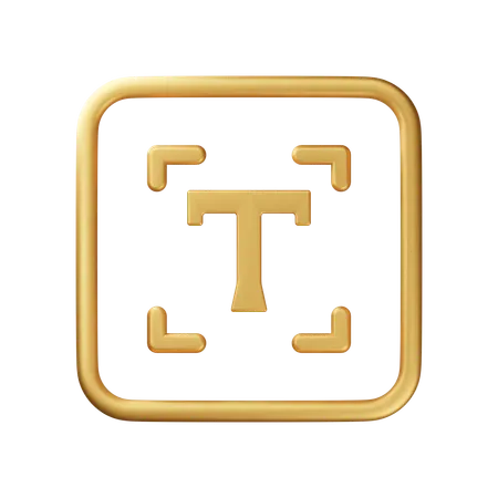 Text  3D Icon