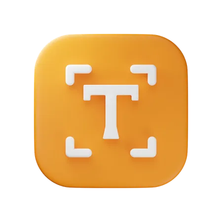 Text  3D Icon