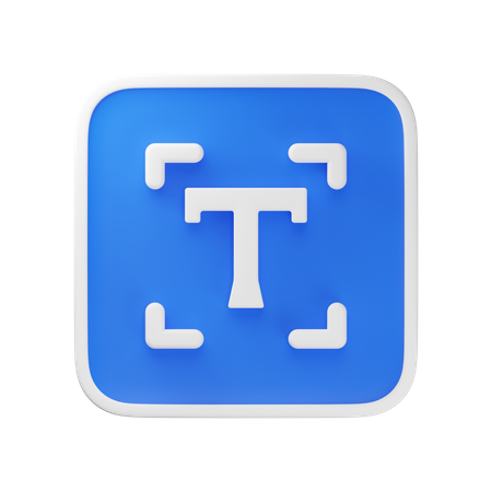 Text  3D Icon