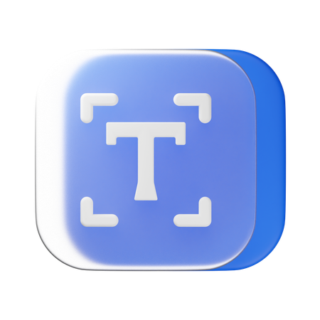 Text  3D Icon