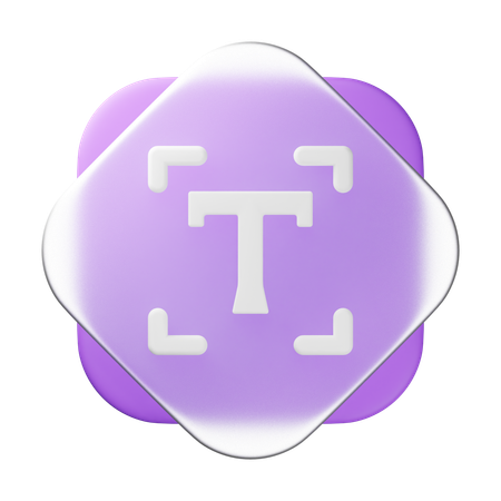 Text  3D Icon