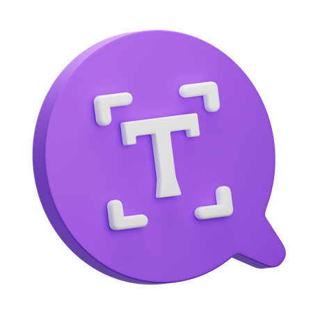 Text  3D Icon
