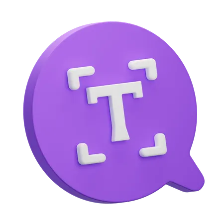 Text  3D Icon