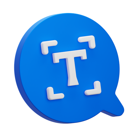 Text  3D Icon
