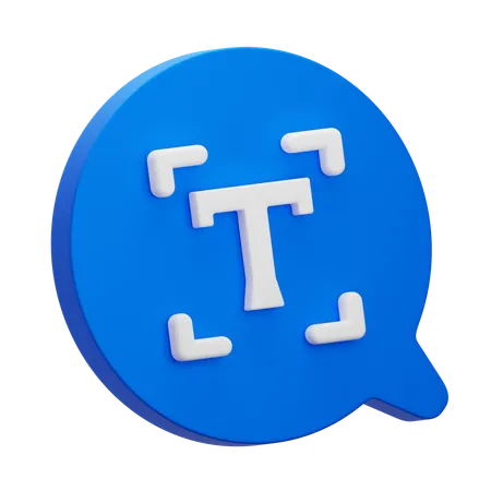 Text  3D Icon