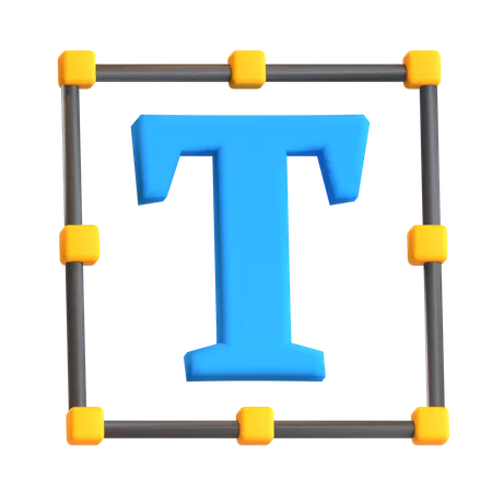 Text  3D Icon