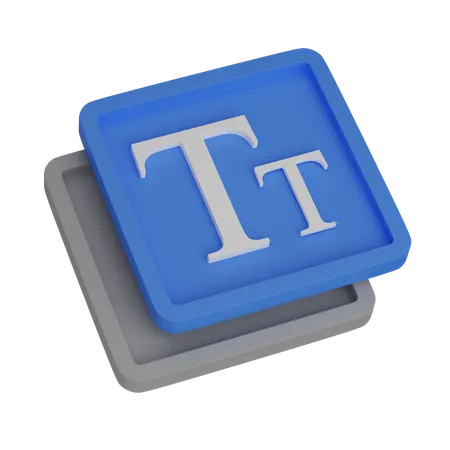 Text  3D Icon