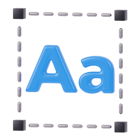 Text  3D Icon