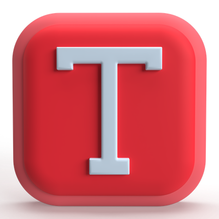 Text  3D Icon