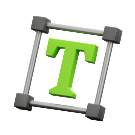 Text  3D Icon