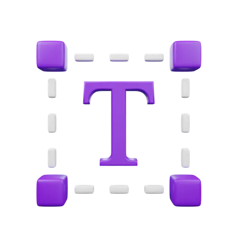 Text  3D Icon