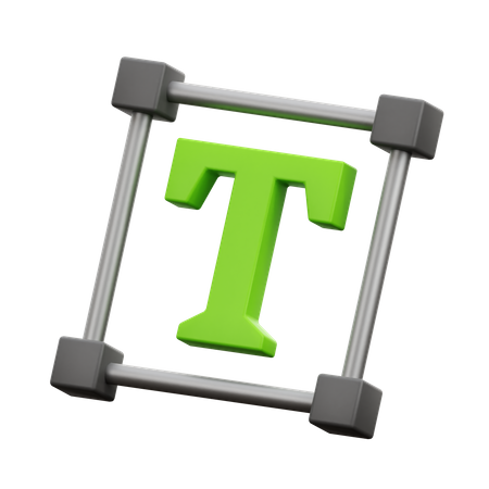 Text  3D Icon