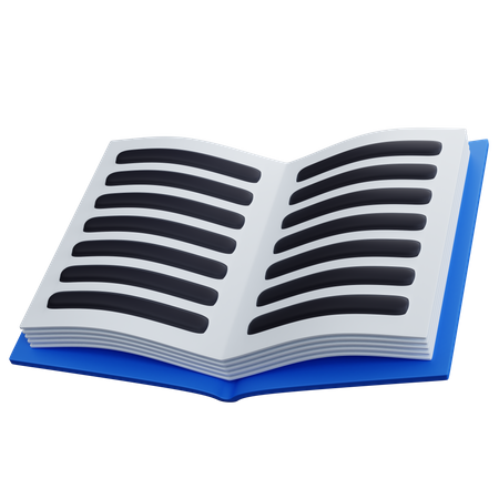 Text Book  3D Icon