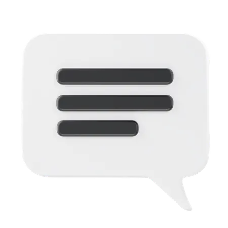 Text box  3D Icon