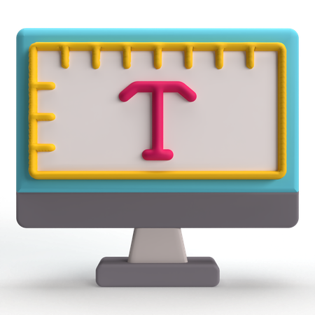 Text Edit  3D Icon