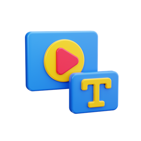 Text editor  3D Icon