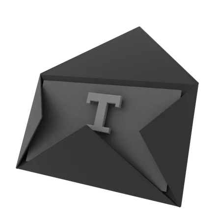 Text Email  3D Illustration