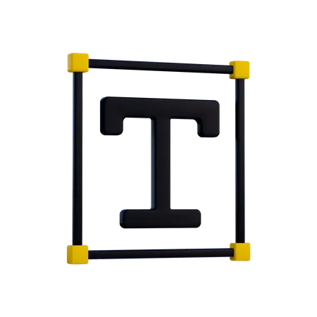 Text Font  3D Illustration