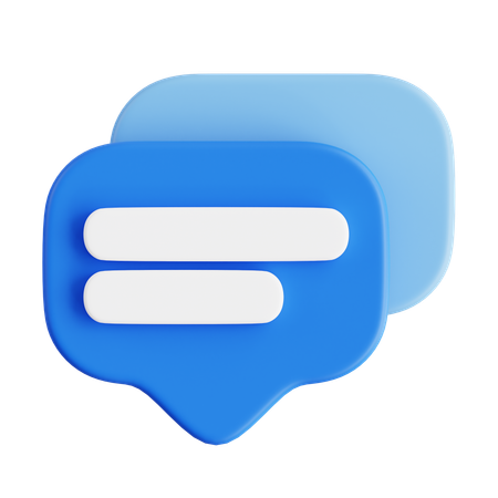 Text Message  3D Icon