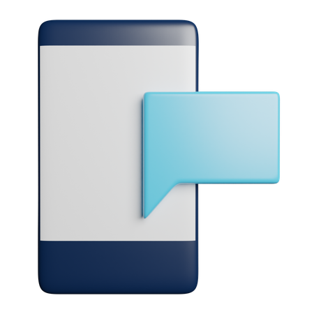 Text Message  3D Icon