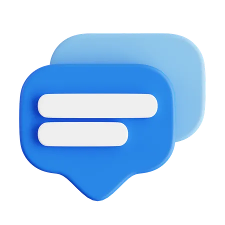 Text Message  3D Icon