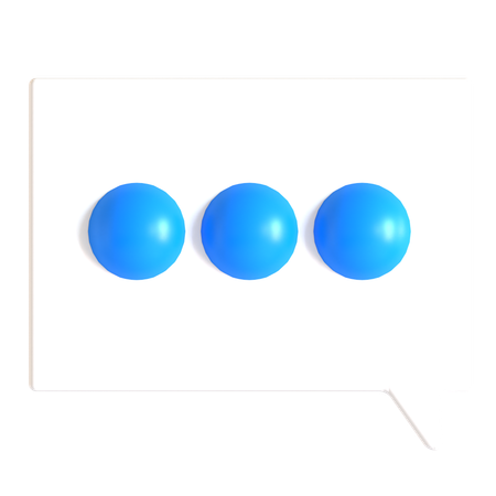 Text Message  3D Icon