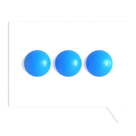 Text Message  3D Icon