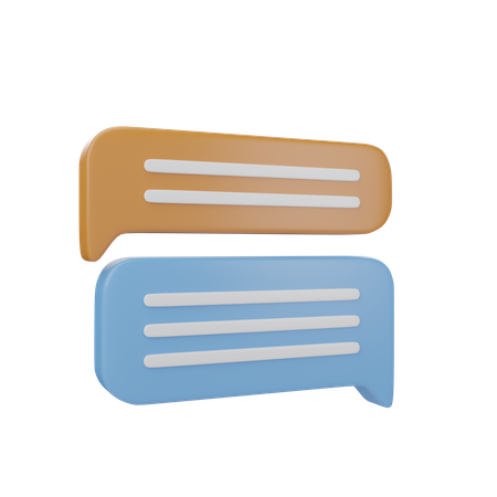 Text Messages  3D Icon