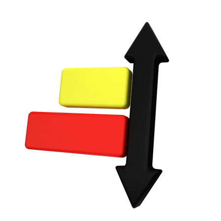 Text rechtsbündig ausrichten  3D Icon