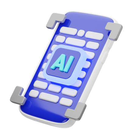 Text Scanning  3D Icon