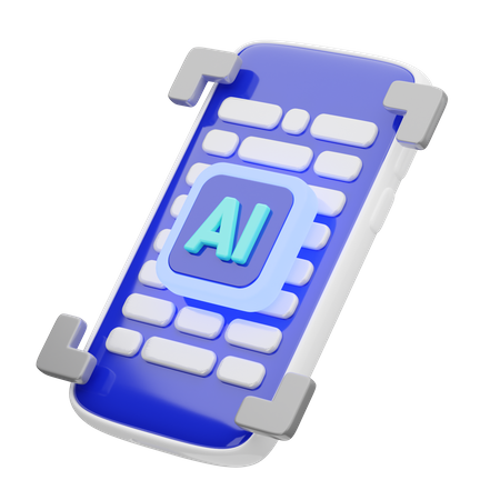 Text Scanning  3D Icon