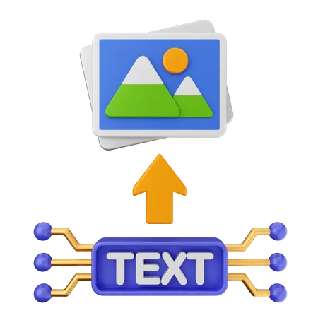 Text To Image Ai  3D Icon