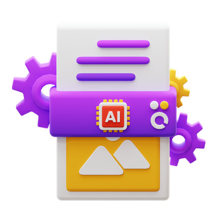 Text To Image Ai  3D Icon